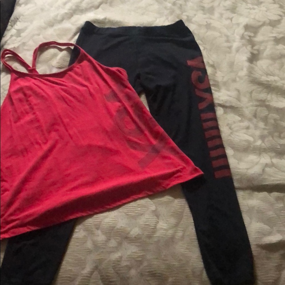 VSX Sport matching leggings and tank!
